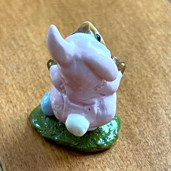 RARE & RETIRED Wee Forest Folk Easter Bunny NWT & Box - Picture 4 of 5